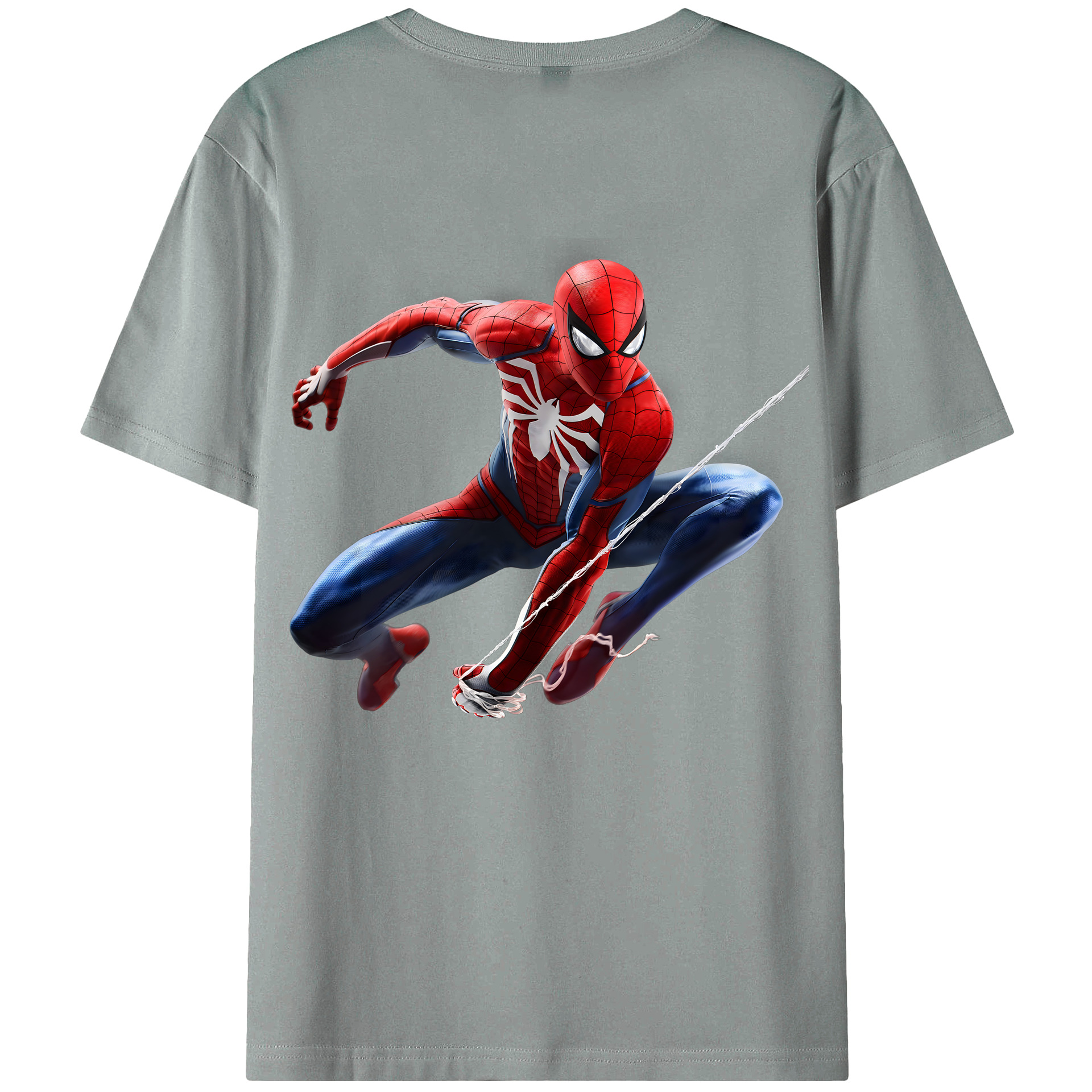 （画像用） アベンジャーズ The Avengers 綿100％ メンズ半袖Tシャツ（バックプリント） 通気性